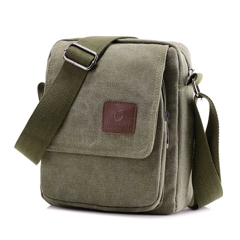Sac bandoulière homme en toile