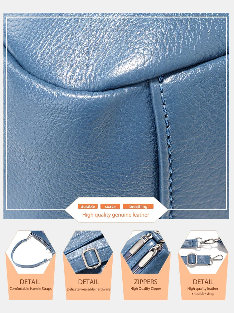 Sac à main femme en cuir véritable