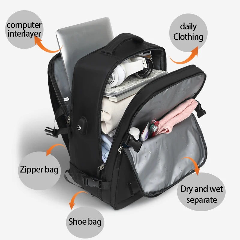 Sac à dos ordinateur femme imperméable