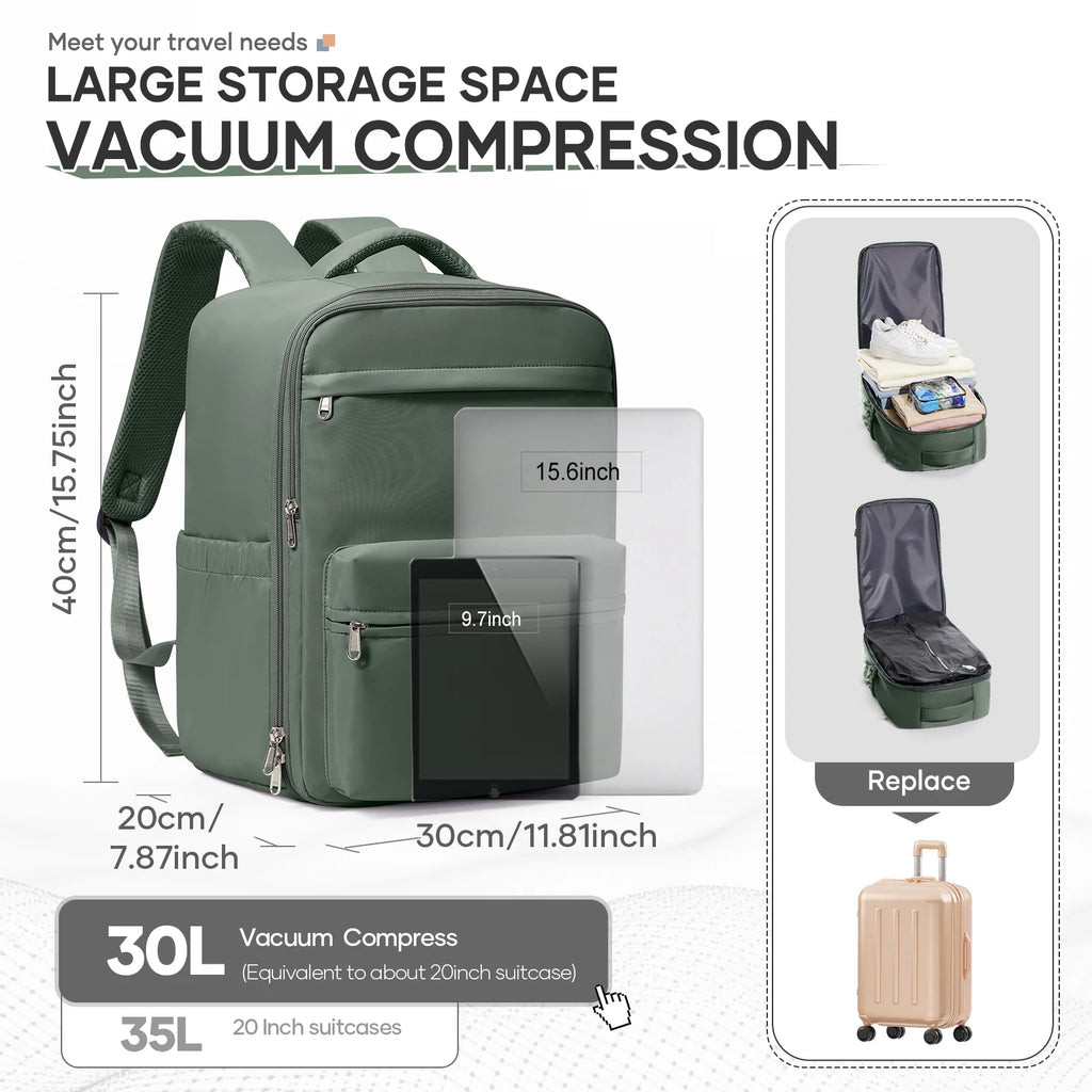 Sac à dos cabine à compression sous vide