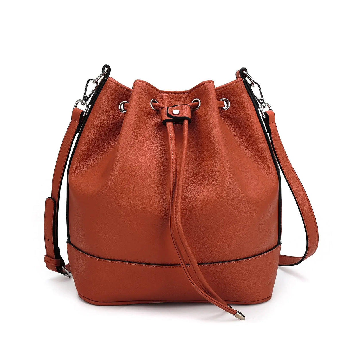 Sac seau femme en cuir