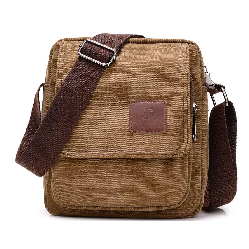 Sac bandoulière homme en toile