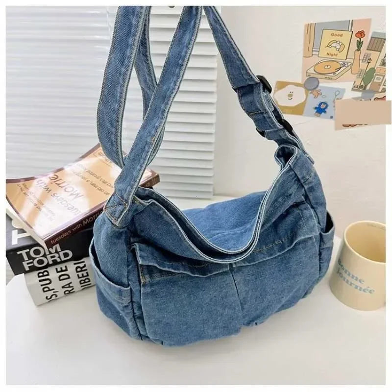Sac bandoulière en jean