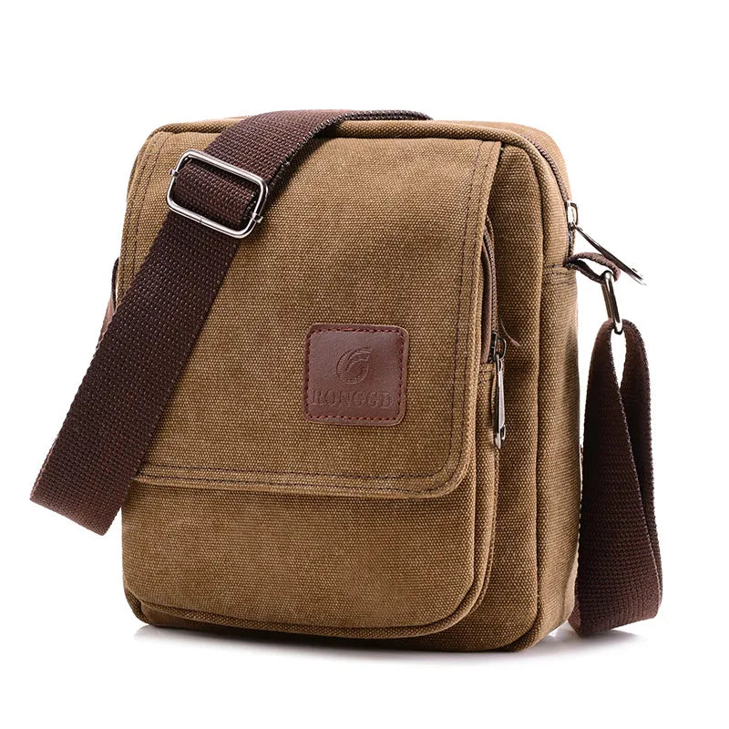 Sac bandoulière homme en toile