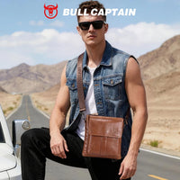 Sac bandoulière homme en cuir