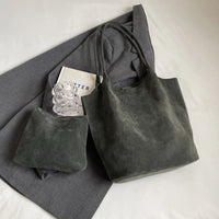 Sac à main femme en daim zippé
