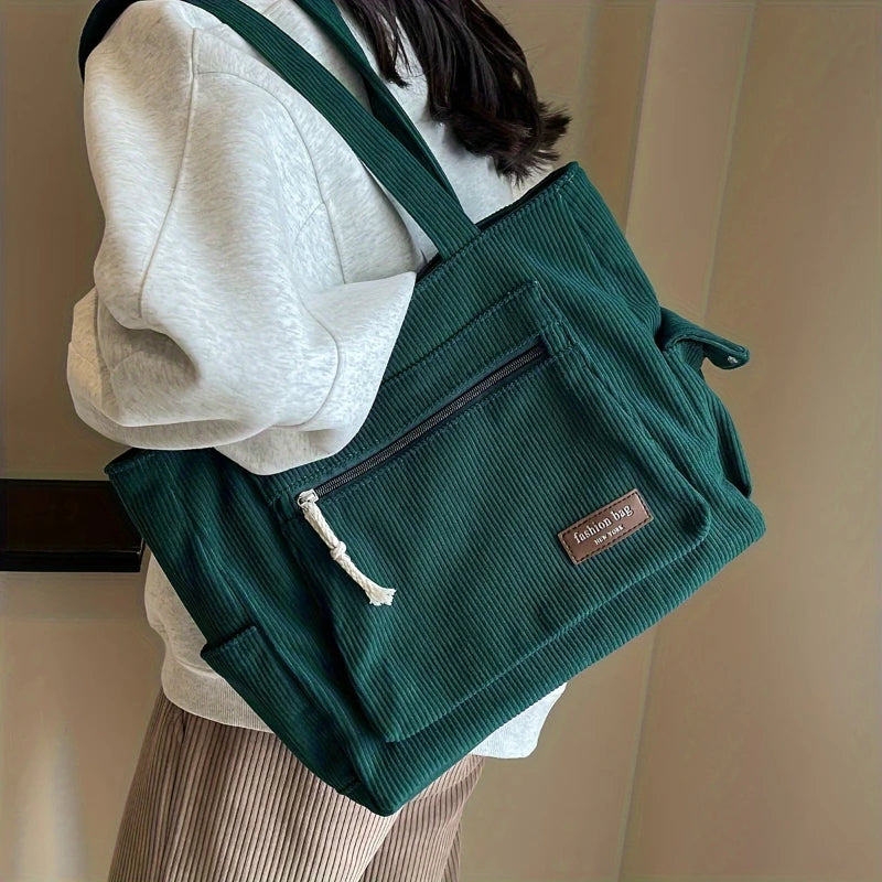 Sac cabas en velours