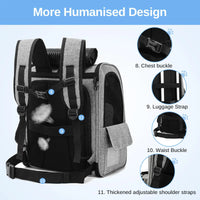 Sac de transport chat en filet
