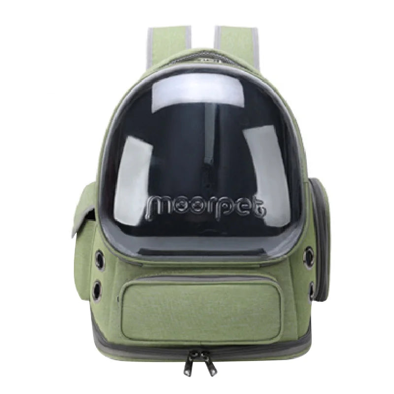 Sac de transport chat transparent