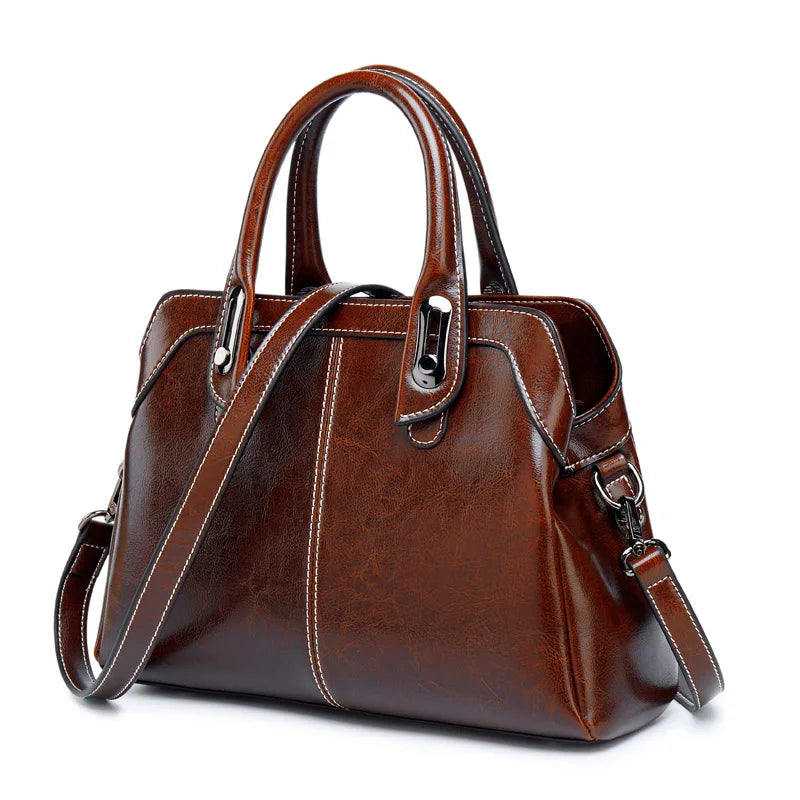 Sac bandoulière femme en cuir ciré