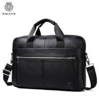 Sac ordinateur homme en cuir rigide