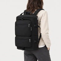 Sac à dos de voyage à sangle valise - noir - 2 porte-arriere