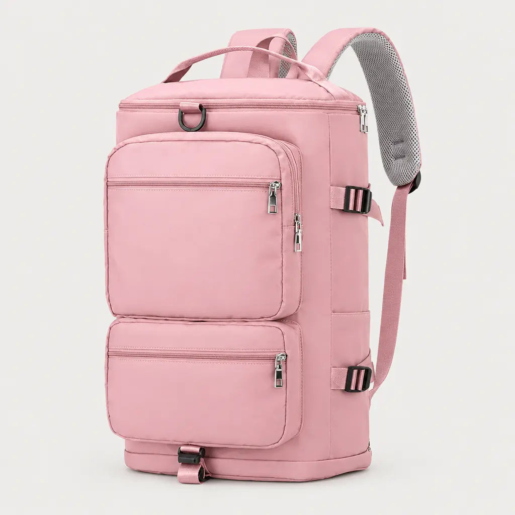 Sac à dos de voyage à sangle valise - rose - 1 produit