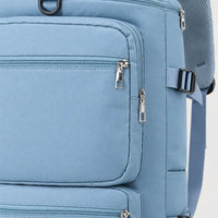 Sac à dos de voyage à sangle valise - bleu ciel - 4 macro