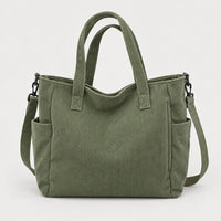 Sac cabas à bandoulière réglable - vert - 1 produit