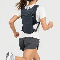 Gilet d’hydratation trail - gris bleu fonce - 2 porte-arriere