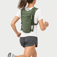 Gilet d’hydratation trail - vert - 2 porte-arriere