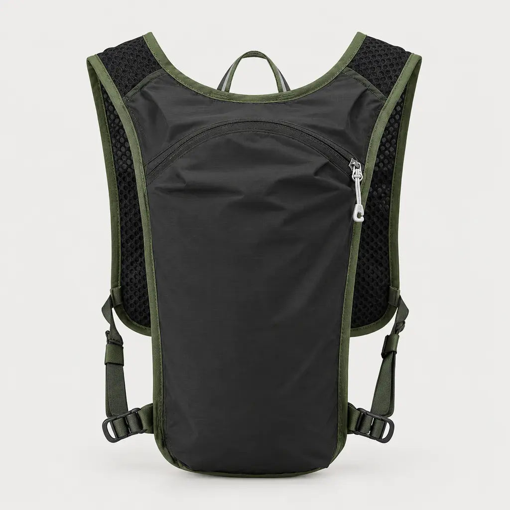 Gilet d’hydratation trail - noir vert - 1 produit