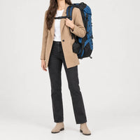 Sac à dos de randonnée en nylon - bleu - 3 porte-face