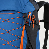Sac à dos de randonnée en nylon - bleu - 4 macro