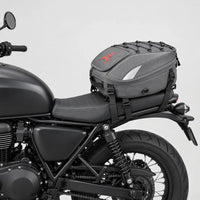 Sacoche de selle moto imperméable - gris - 3 porte-face