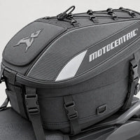 Sacoche de selle moto imperméable - gris - 4 macro