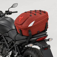 Sacoche de selle moto imperméable - rouge - 2 porte-arriere