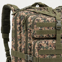 Sac à dos tactique imperméable - camo vert - 4 macro