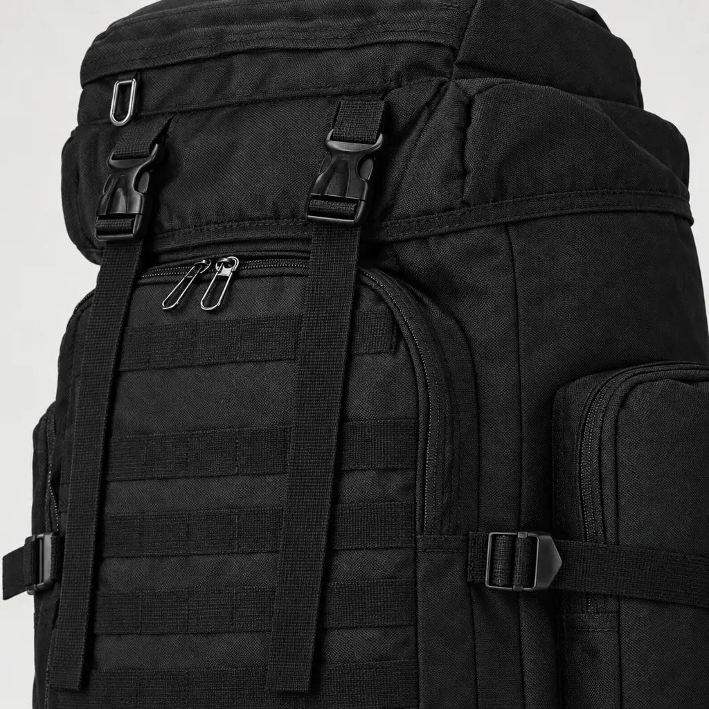Sac à dos militaire tactique - noir - 4 macro