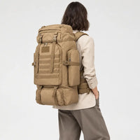 Sac à dos militaire tactique - desert - 2 porte-arriere