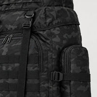 Sac à dos militaire tactique - camo noir - 4 macro