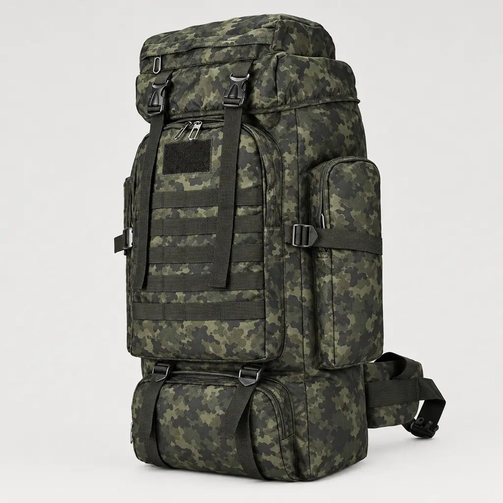 Sac à dos militaire tactique - camo vert - 1 produit