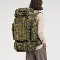 Sac à dos militaire tactique - camo vert - 2 porte-arriere