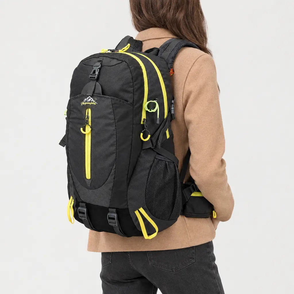 Sac à dos randonnée pour ordinateur - noir - 2 porte-arriere
