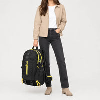 Sac à dos randonnée pour ordinateur - noir - 3 porte-face
