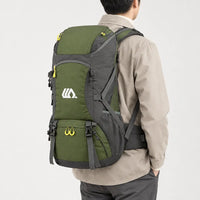 Sac à dos de randonnée imperméable - vert - 2 porte-arriere