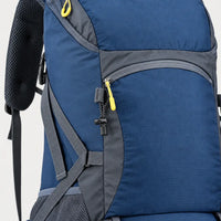 Sac à dos de randonnée imperméable - bleu - 4 macro