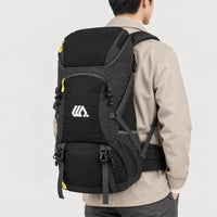 Sac à dos de randonnée imperméable - noir - 2 porte-arriere