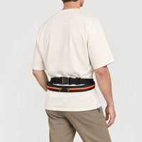 Sac banane de sport imperméable - b style orange - 2 porte-arriere
