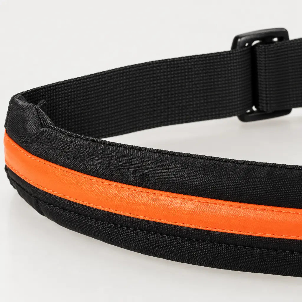 Sac banane de sport imperméable - b style orange - 4 macro