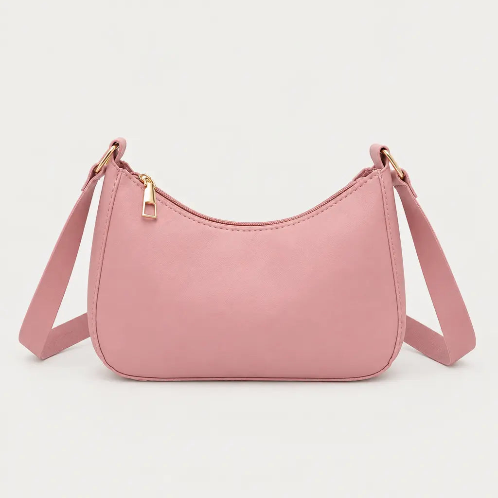 Sac baguette femme compact - rose - 1 produit