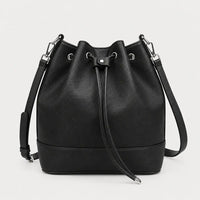 Sac seau femme en cuir - noir - 1 produit