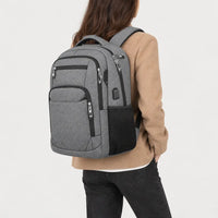 Sac à dos photo imperméable - gris - 2 porte-arriere