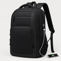 Sac ordinateur avec port USB - noir - 1 produit