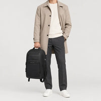 Sac ordinateur avec port USB - noir - 3 porte-face