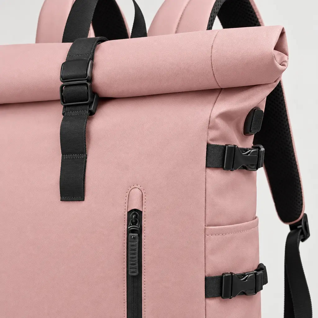 Sac ordinateur extensible - rose - 4 macro