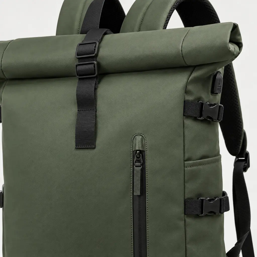 Sac ordinateur extensible - vert - 4 macro