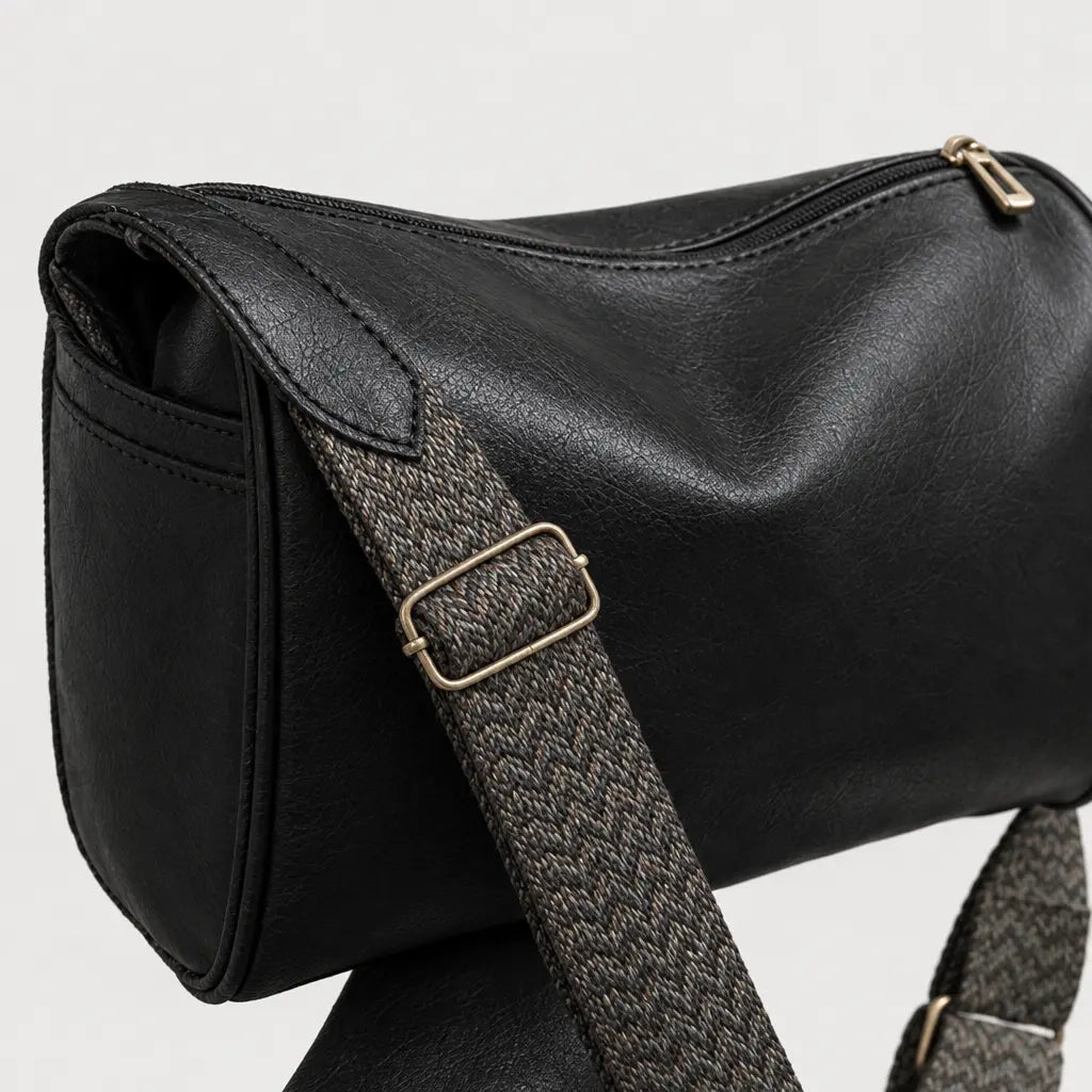 Sac à main Boston femme - noir - 4 macro