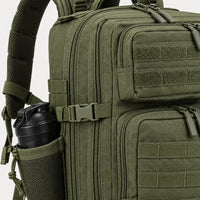 Sac à dos randonnée avec porte-gourde - vert armee - 4 macro