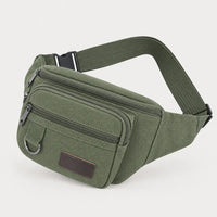 Sac banane homme en toile - vert - 1 produit